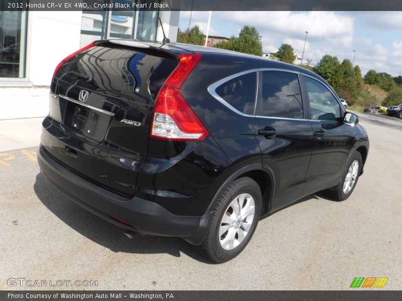Crystal Black Pearl / Black 2012 Honda CR-V EX 4WD