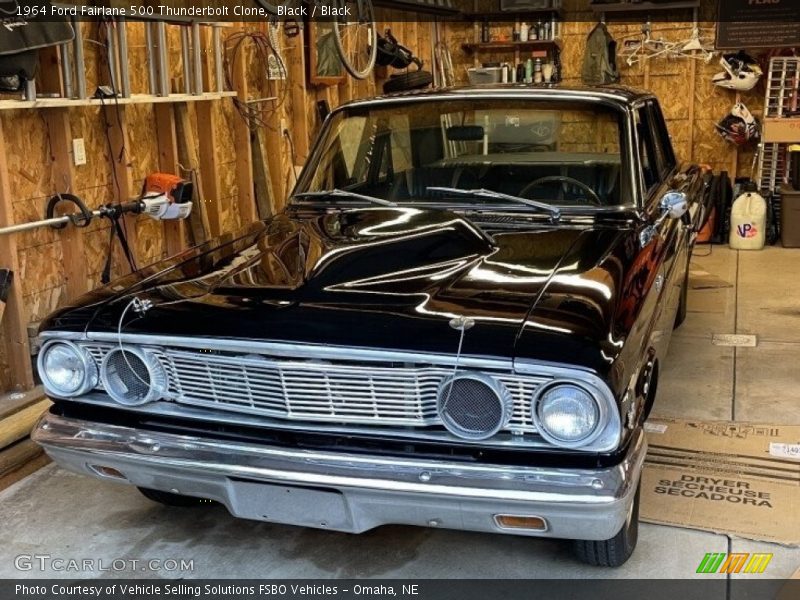 Black / Black 1964 Ford Fairlane 500 Thunderbolt Clone