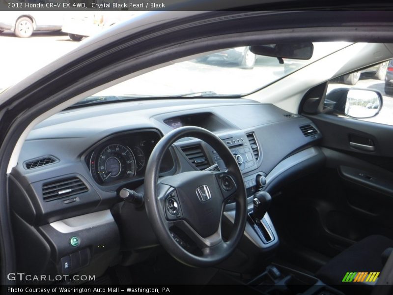 Crystal Black Pearl / Black 2012 Honda CR-V EX 4WD