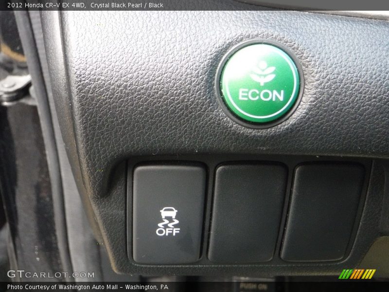 Crystal Black Pearl / Black 2012 Honda CR-V EX 4WD