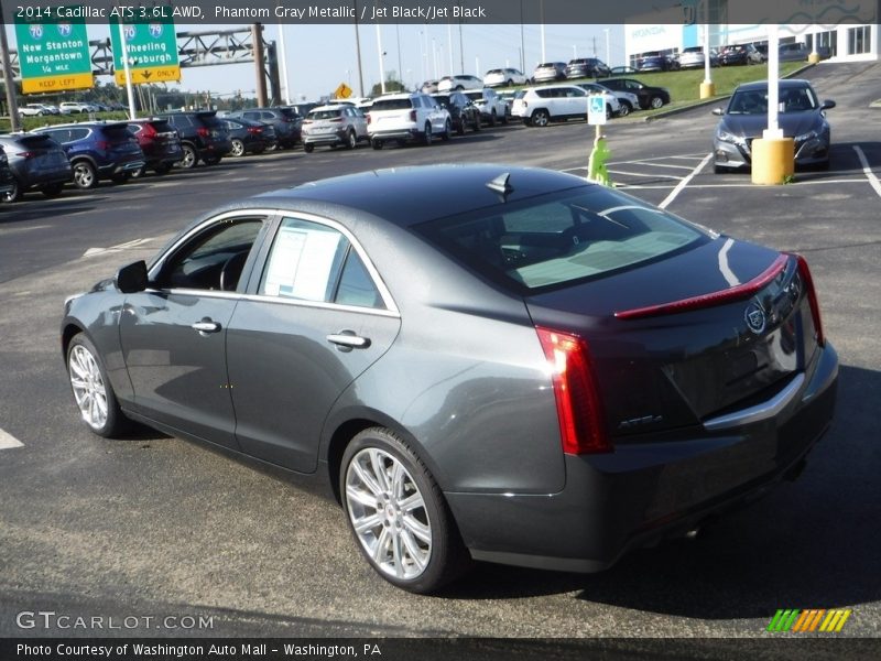 Phantom Gray Metallic / Jet Black/Jet Black 2014 Cadillac ATS 3.6L AWD