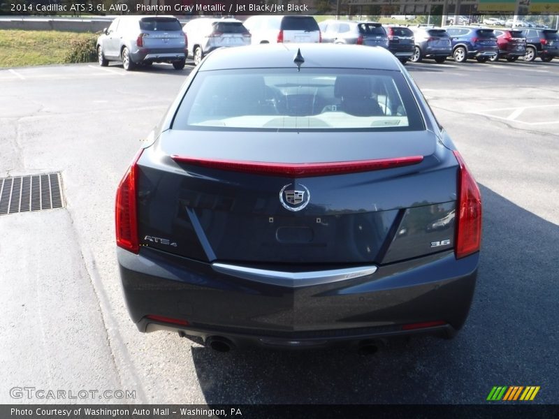 Phantom Gray Metallic / Jet Black/Jet Black 2014 Cadillac ATS 3.6L AWD