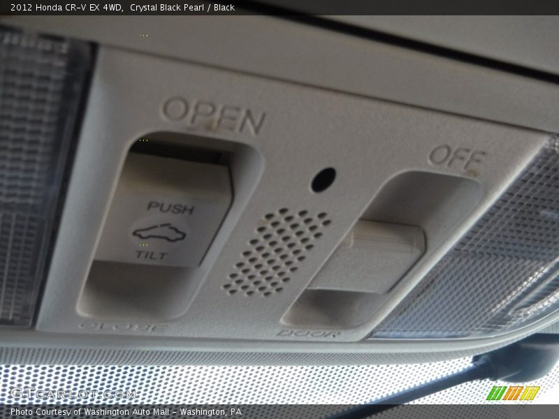 Crystal Black Pearl / Black 2012 Honda CR-V EX 4WD