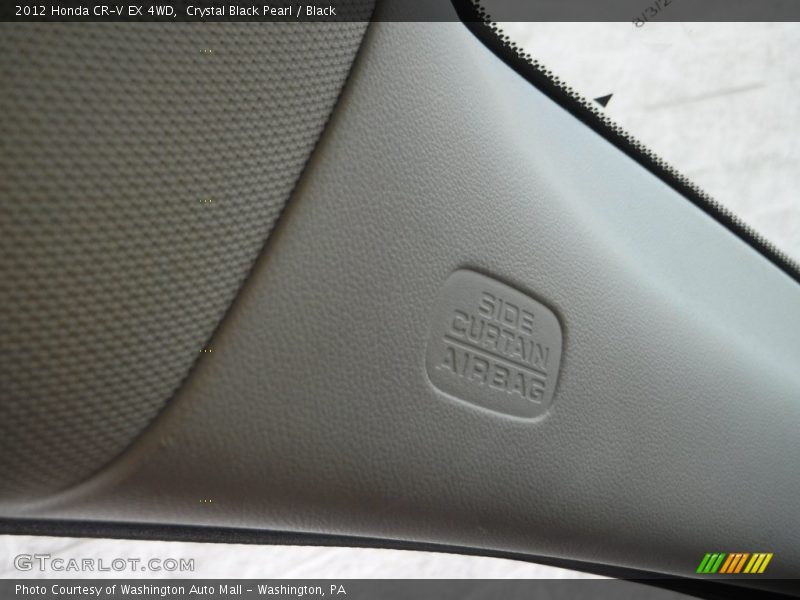 Crystal Black Pearl / Black 2012 Honda CR-V EX 4WD