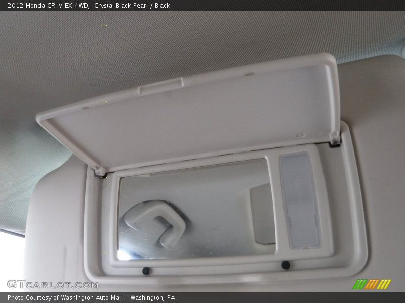 Crystal Black Pearl / Black 2012 Honda CR-V EX 4WD