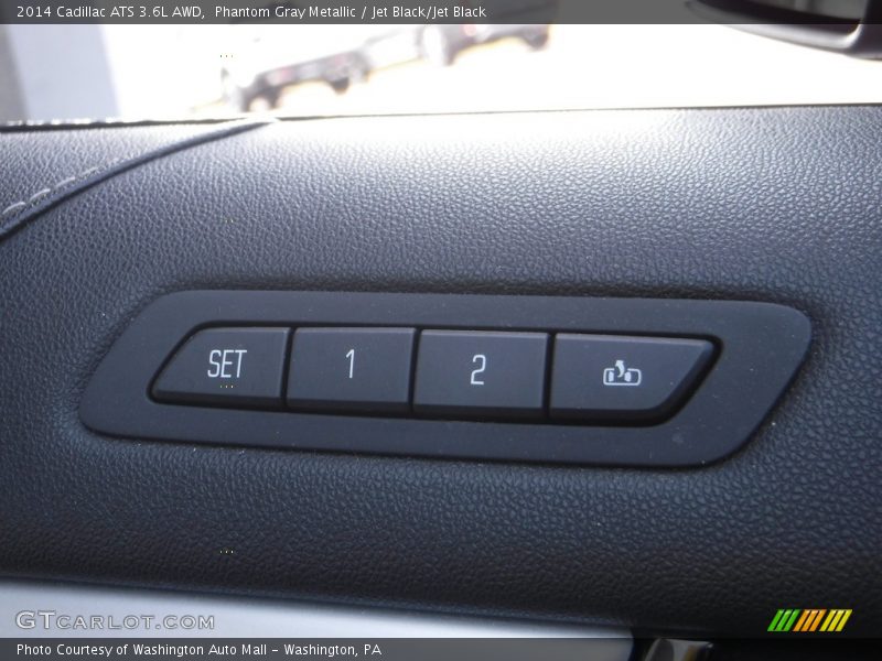 Phantom Gray Metallic / Jet Black/Jet Black 2014 Cadillac ATS 3.6L AWD