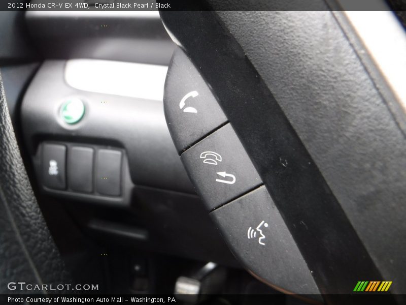 Crystal Black Pearl / Black 2012 Honda CR-V EX 4WD