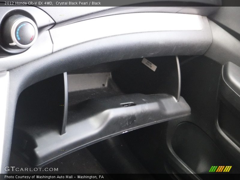 Crystal Black Pearl / Black 2012 Honda CR-V EX 4WD