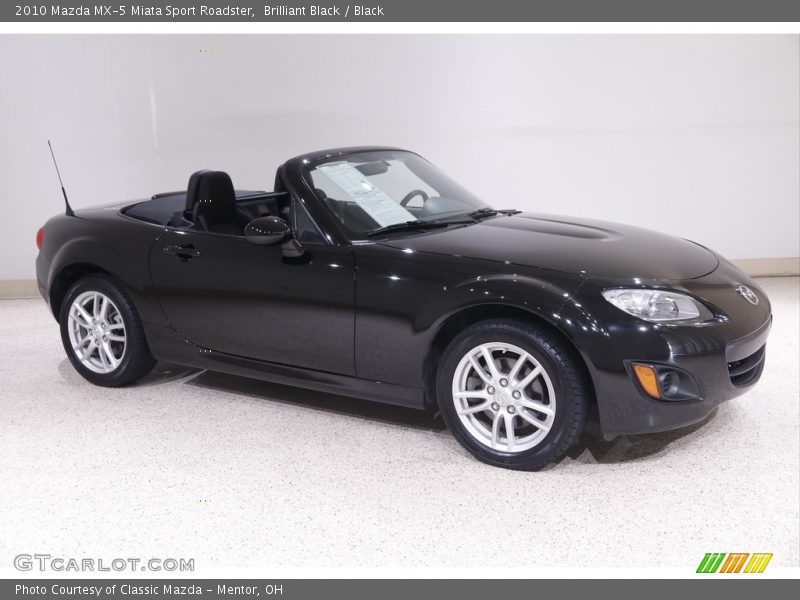 Brilliant Black / Black 2010 Mazda MX-5 Miata Sport Roadster