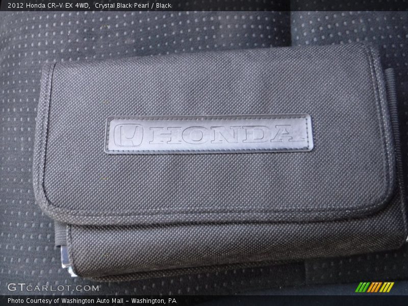 Crystal Black Pearl / Black 2012 Honda CR-V EX 4WD