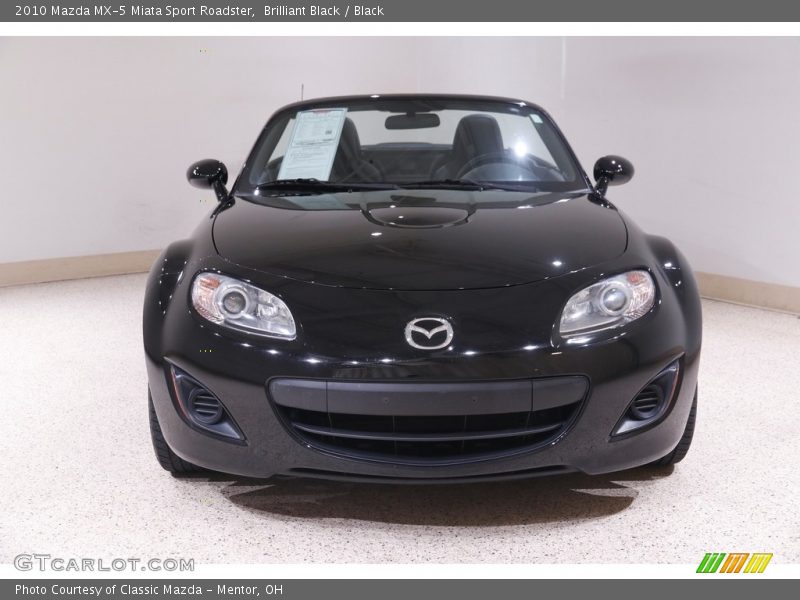 Brilliant Black / Black 2010 Mazda MX-5 Miata Sport Roadster