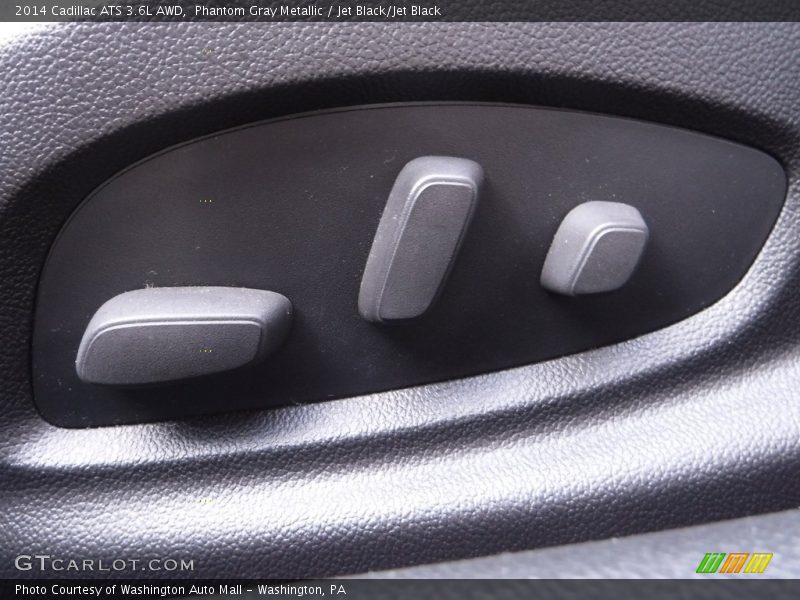 Phantom Gray Metallic / Jet Black/Jet Black 2014 Cadillac ATS 3.6L AWD