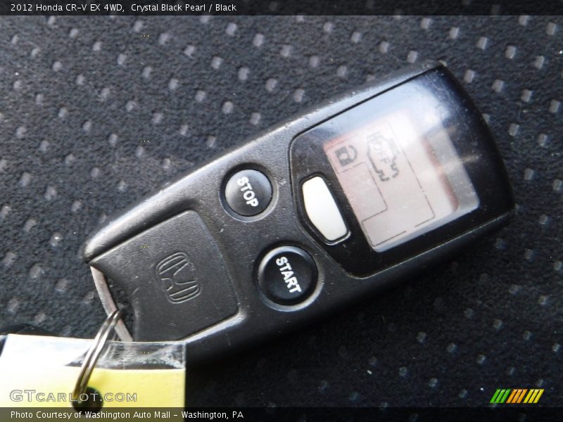 Crystal Black Pearl / Black 2012 Honda CR-V EX 4WD