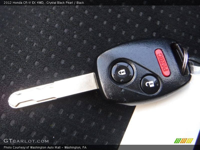 Crystal Black Pearl / Black 2012 Honda CR-V EX 4WD