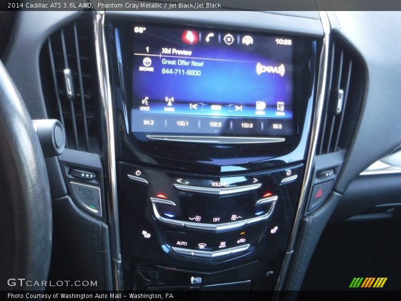 Phantom Gray Metallic / Jet Black/Jet Black 2014 Cadillac ATS 3.6L AWD
