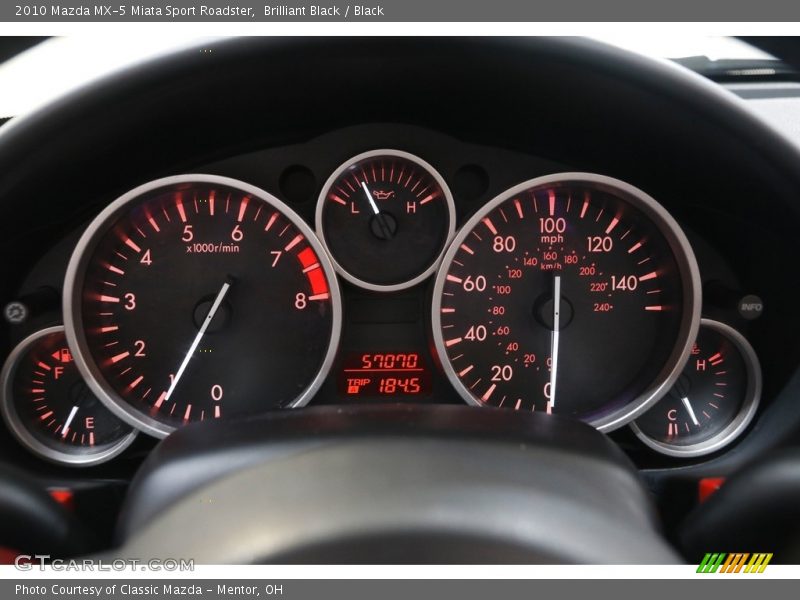 Brilliant Black / Black 2010 Mazda MX-5 Miata Sport Roadster