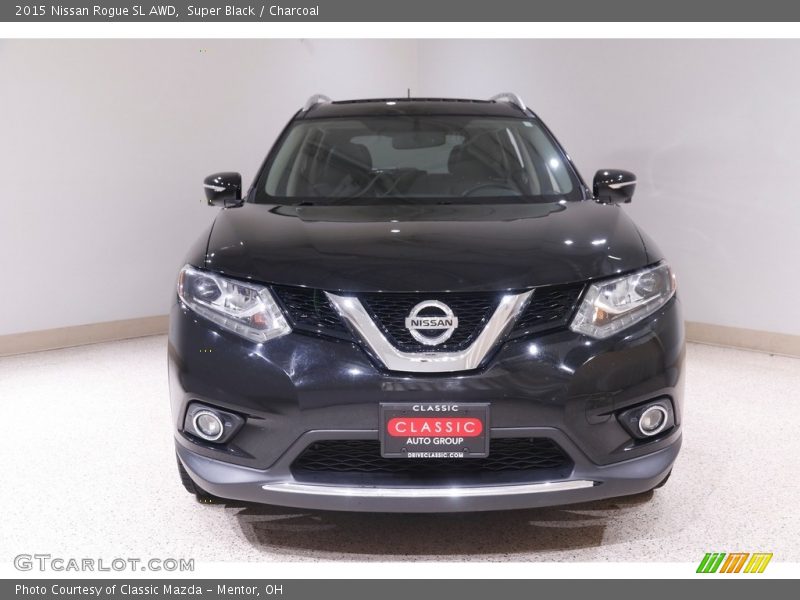 Super Black / Charcoal 2015 Nissan Rogue SL AWD