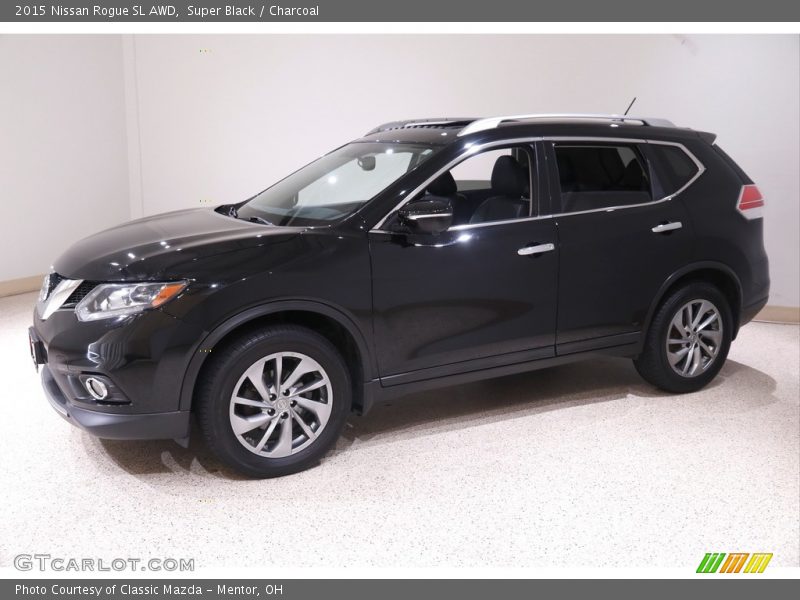 Super Black / Charcoal 2015 Nissan Rogue SL AWD