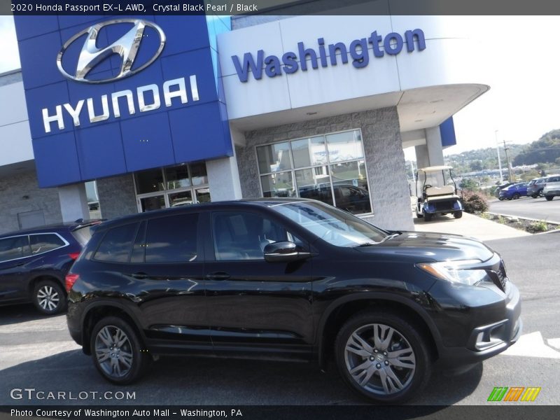 Crystal Black Pearl / Black 2020 Honda Passport EX-L AWD