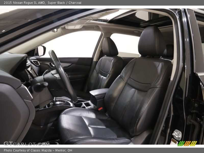 Super Black / Charcoal 2015 Nissan Rogue SL AWD