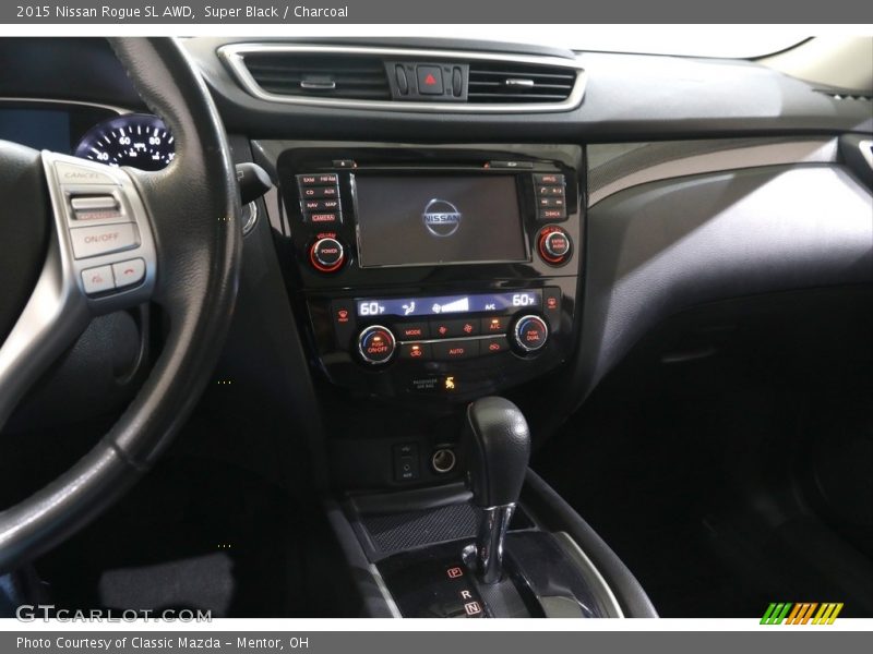Super Black / Charcoal 2015 Nissan Rogue SL AWD