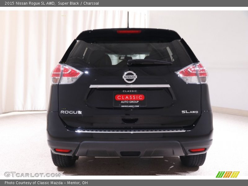 Super Black / Charcoal 2015 Nissan Rogue SL AWD