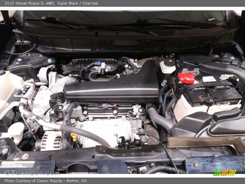 Super Black / Charcoal 2015 Nissan Rogue SL AWD