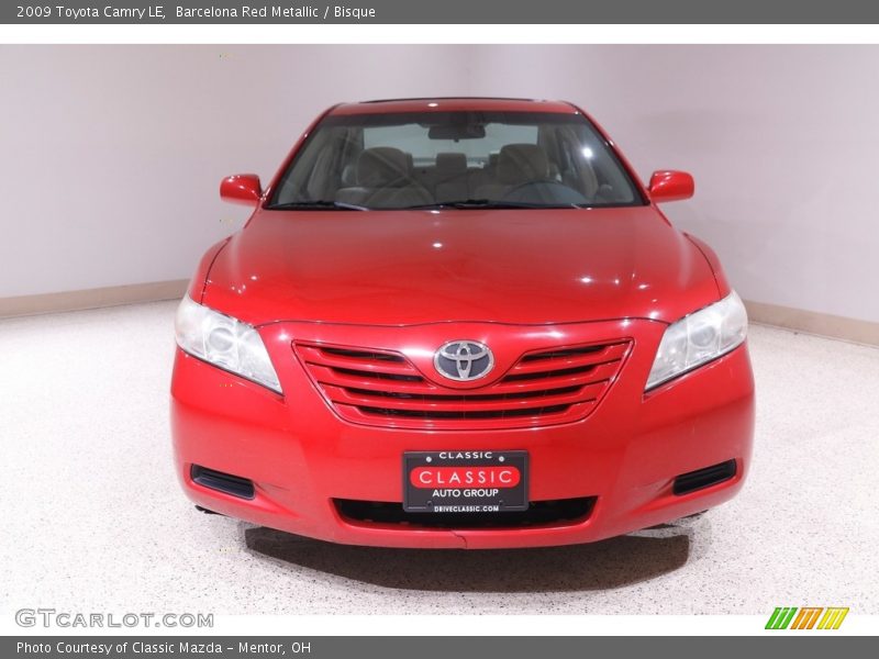 Barcelona Red Metallic / Bisque 2009 Toyota Camry LE