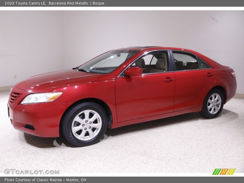 Barcelona Red Metallic / Bisque 2009 Toyota Camry LE