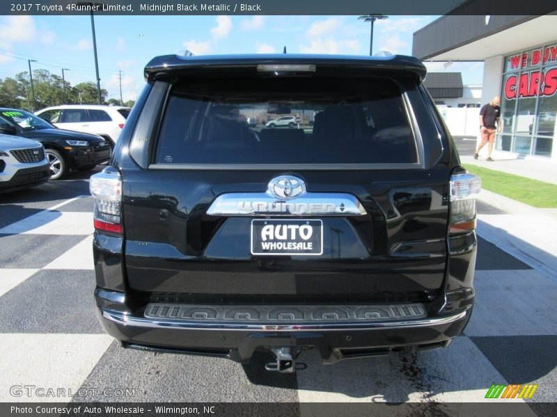 Midnight Black Metallic / Black 2017 Toyota 4Runner Limited