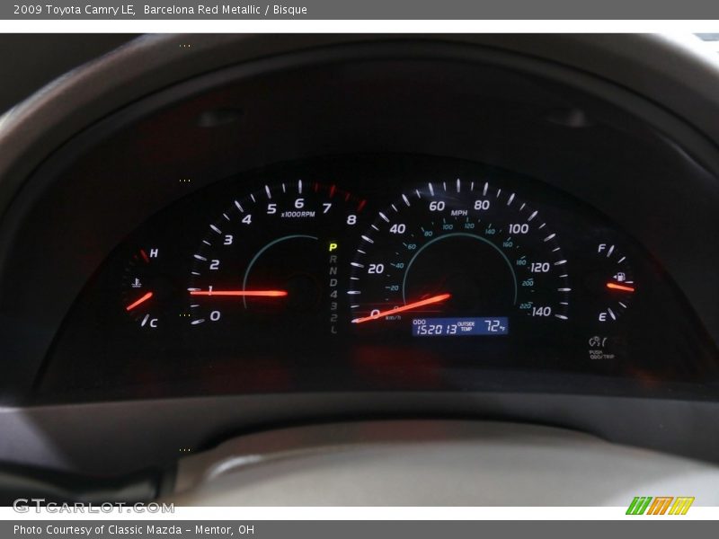 Barcelona Red Metallic / Bisque 2009 Toyota Camry LE