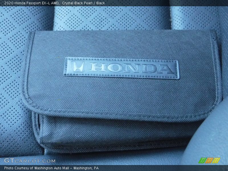 Crystal Black Pearl / Black 2020 Honda Passport EX-L AWD