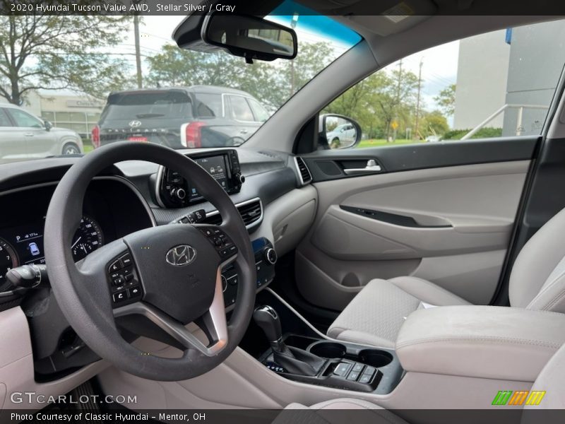 Stellar Silver / Gray 2020 Hyundai Tucson Value AWD