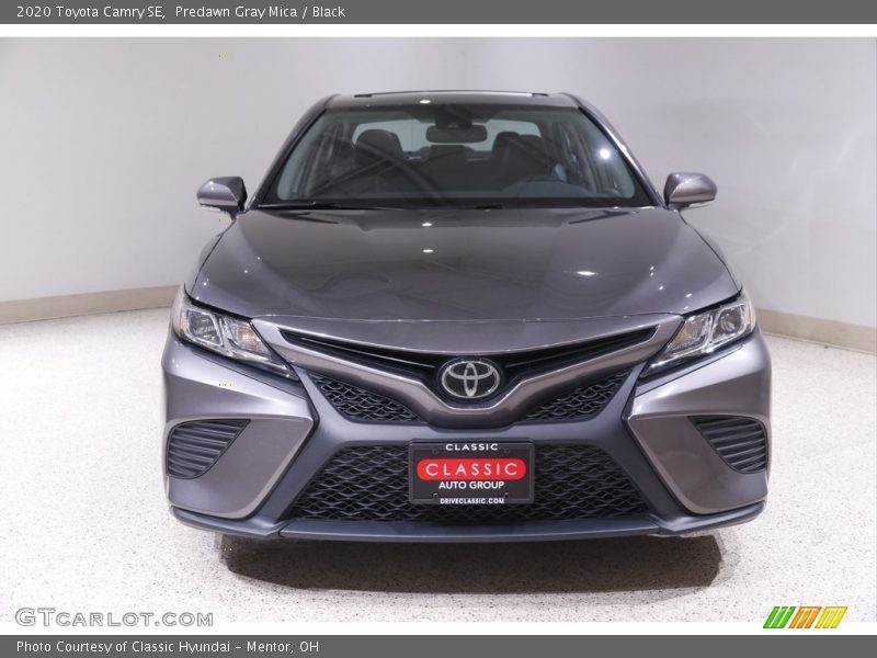 Predawn Gray Mica / Black 2020 Toyota Camry SE