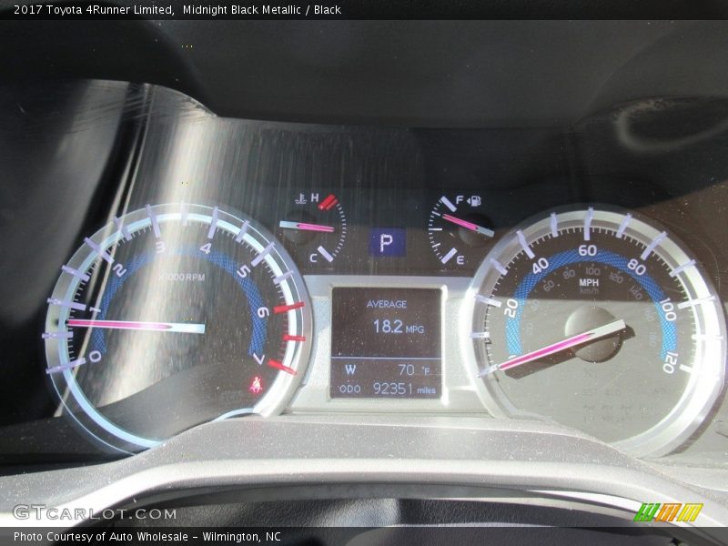 Midnight Black Metallic / Black 2017 Toyota 4Runner Limited
