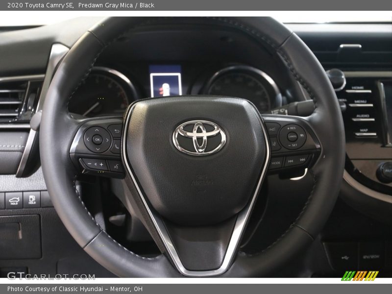 Predawn Gray Mica / Black 2020 Toyota Camry SE