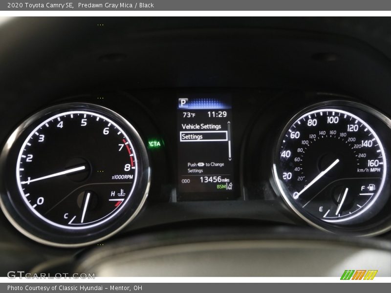 Predawn Gray Mica / Black 2020 Toyota Camry SE