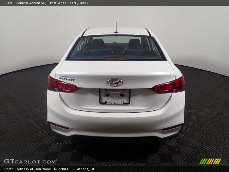 Frost White Pearl / Black 2020 Hyundai Accent SE