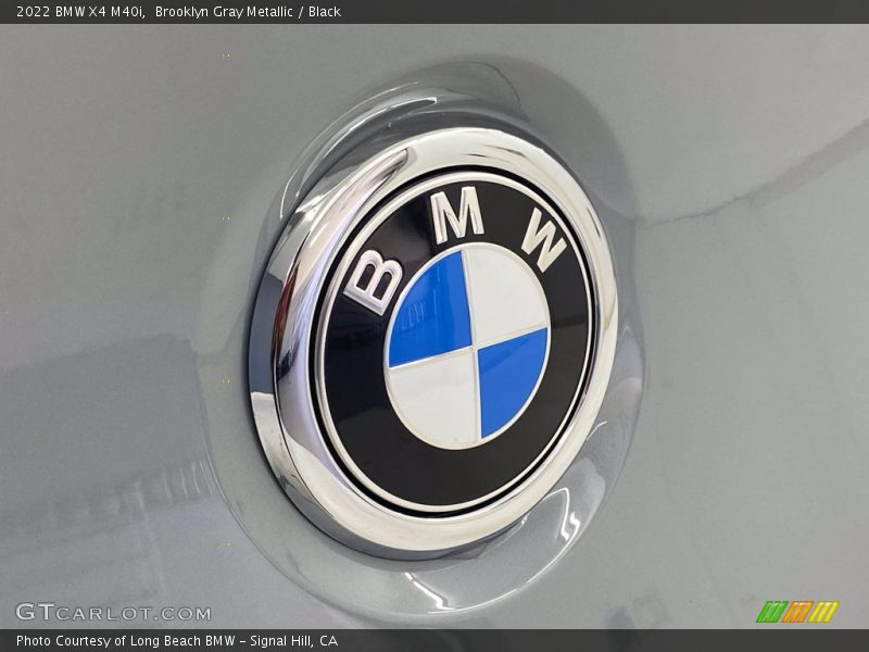 Brooklyn Gray Metallic / Black 2022 BMW X4 M40i