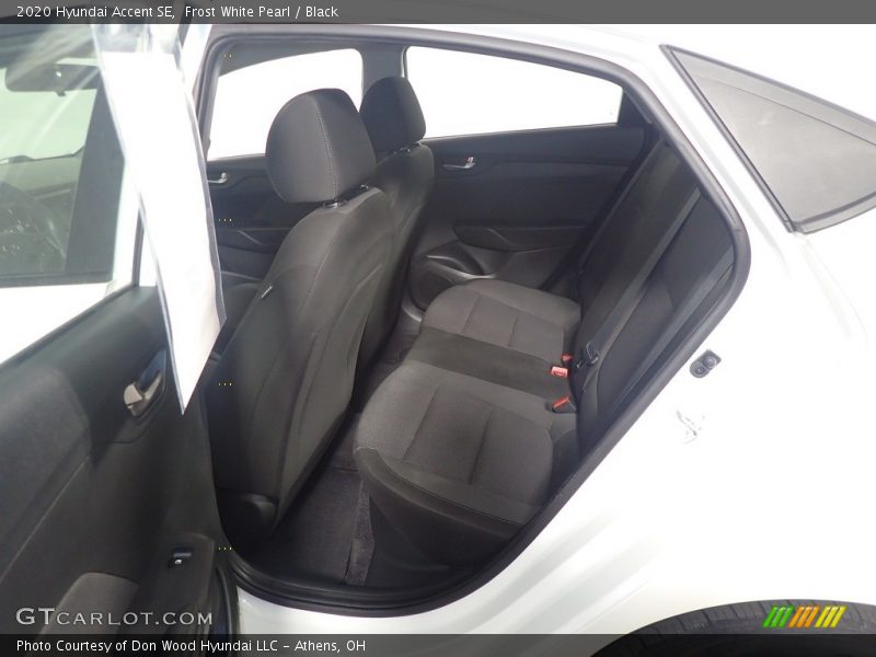 Frost White Pearl / Black 2020 Hyundai Accent SE