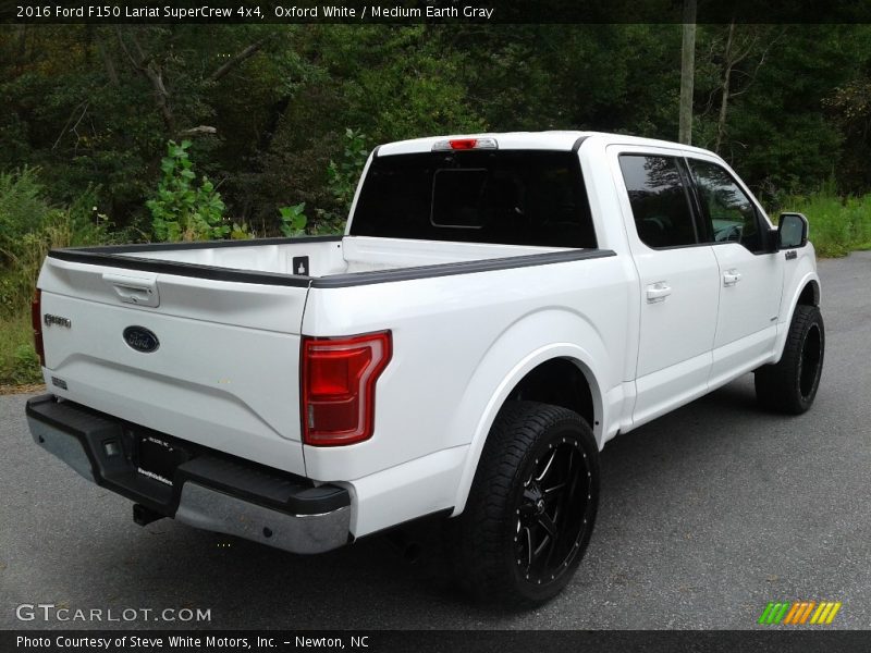 Oxford White / Medium Earth Gray 2016 Ford F150 Lariat SuperCrew 4x4