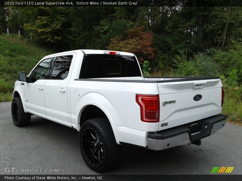 Oxford White / Medium Earth Gray 2016 Ford F150 Lariat SuperCrew 4x4