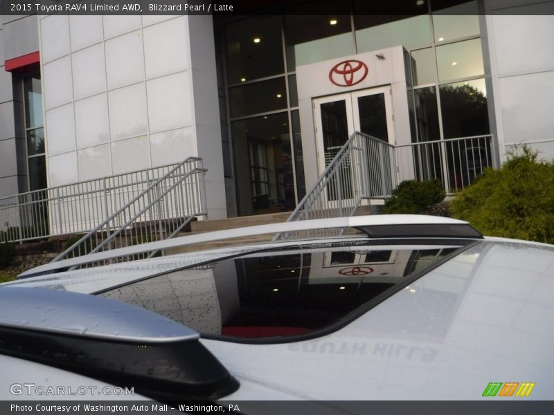 Blizzard Pearl / Latte 2015 Toyota RAV4 Limited AWD