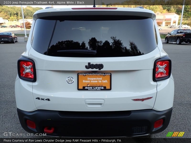 Alpine White / Black 2020 Jeep Renegade Trailhawk 4x4