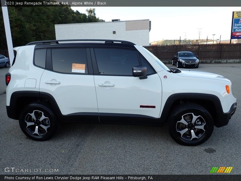 Alpine White / Black 2020 Jeep Renegade Trailhawk 4x4