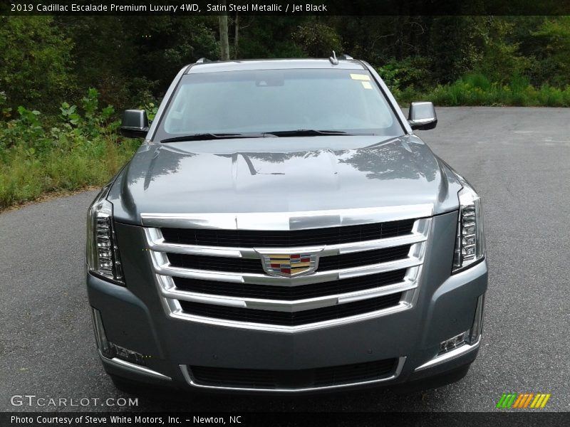 Satin Steel Metallic / Jet Black 2019 Cadillac Escalade Premium Luxury 4WD