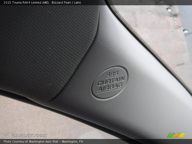Blizzard Pearl / Latte 2015 Toyota RAV4 Limited AWD