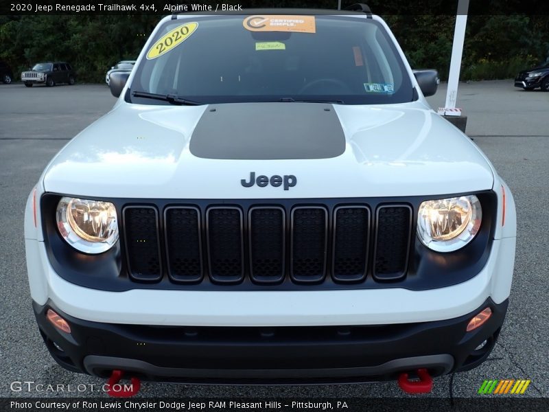 Alpine White / Black 2020 Jeep Renegade Trailhawk 4x4