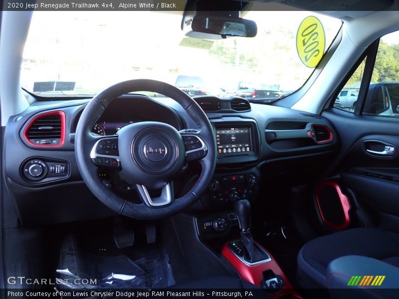 Alpine White / Black 2020 Jeep Renegade Trailhawk 4x4
