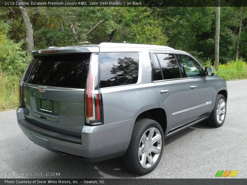 Satin Steel Metallic / Jet Black 2019 Cadillac Escalade Premium Luxury 4WD